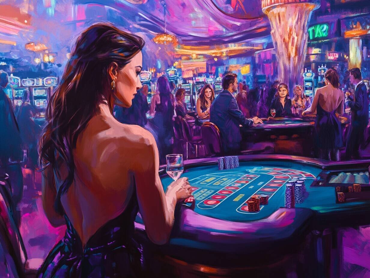 Live casino action at TK9